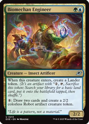 Biomechan Engineer  [Foil]  (EOE-213) - [Edge of Eternities] - Trinity Hobby