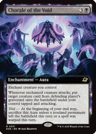 Chorale of the Void (Extended Art)  [Foil]  (EOE-331) - [Edge of Eternities] - Trinity Hobby
