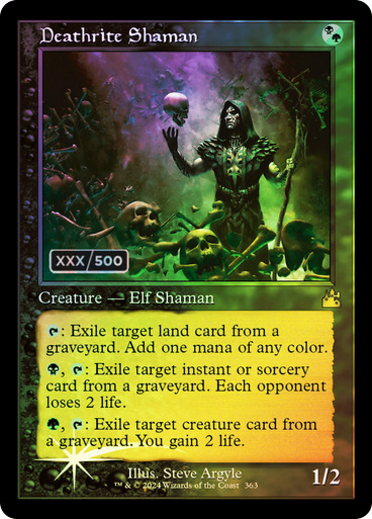 Deathrite Shaman (Retro) (Serialized) [Ravnica Remastered] - Trinity Hobby
