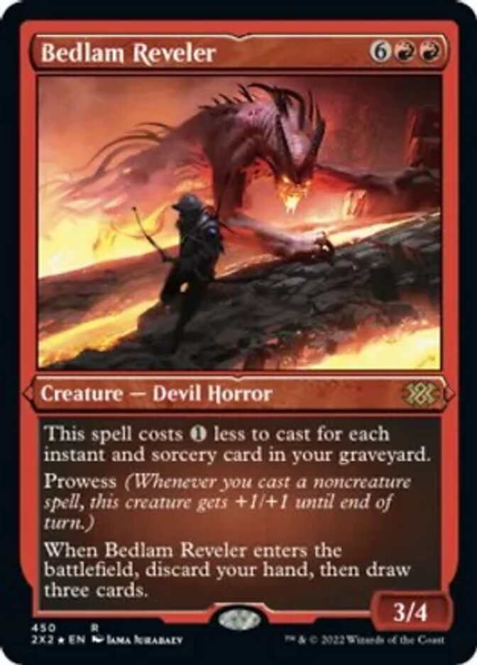 Bedlam Reveler (Foil Etched) [Double Masters 2022] - Trinity Hobby