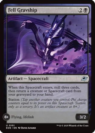 Fell Gravship  [Foil]  (EOE-101) - [Edge of Eternities] - Trinity Hobby