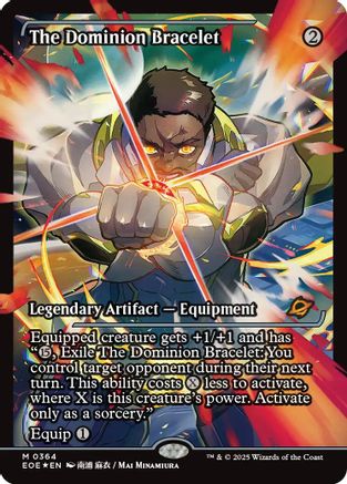 The Dominion Bracelet (Showcase)  [Foil]  (EOE-364) - [Edge of Eternities] - Trinity Hobby