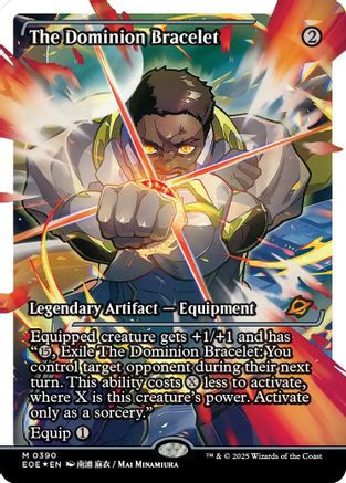 The Dominion Bracelet (Showcase) (Fracture Foil)  [Foil]  (EOE-390) - [Edge of Eternities] - Trinity Hobby
