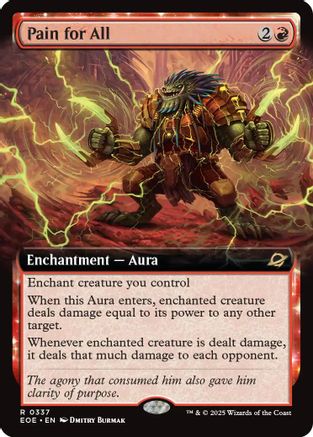 Pain for All (Extended Art)  [Foil]  (EOE-337) - [Edge of Eternities] - Trinity Hobby