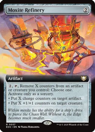 Moxite Refinery (Extended Art)  (EOC-037) - [Commander: Edge of Eternities] - Trinity Hobby