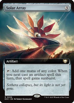 Solar Array (Extended Art)  (EOC-038) - [Commander: Edge of Eternities] - Trinity Hobby