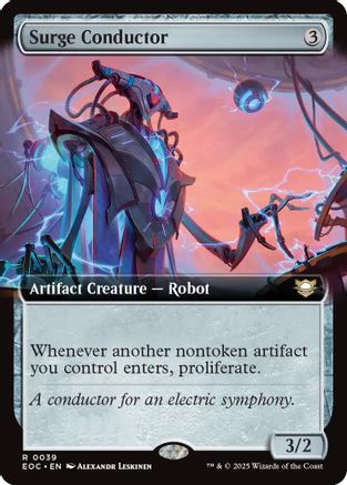 Surge Conductor (Extended Art)  (EOC-039) - [Commander: Edge of Eternities] - Trinity Hobby
