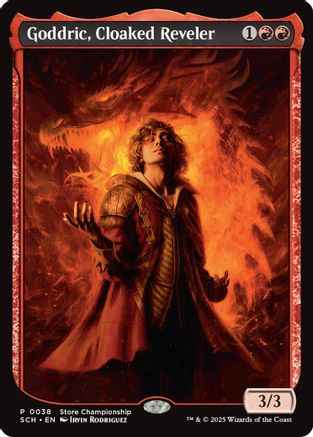Goddric, Cloaked Reveler  [Foil]  (GAME-038) - [Game Day & Store Championship Promos] - Trinity Hobby