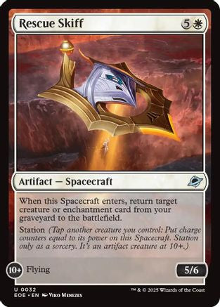 Rescue Skiff  [Foil]  (EOE-032) - [Edge of Eternities] - Trinity Hobby