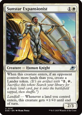 Sunstar Expansionist  [Foil]  (EOE-041) - [Edge of Eternities] - Trinity Hobby