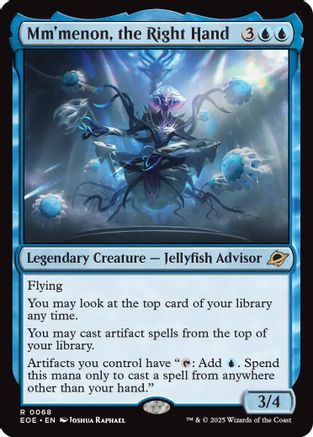 Mm'menon, the Right Hand  [Foil]  (EOE-068) - [Edge of Eternities] - Trinity Hobby