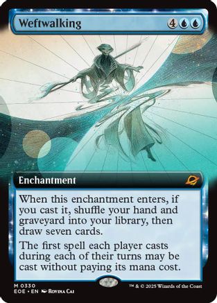 Weftwalking (Extended Art)  [Foil]  (EOE-330) - [Edge of Eternities] - Trinity Hobby
