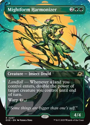Mightform Harmonizer (Borderless)  [Foil]  (EOE-297) - [Edge of Eternities] - Trinity Hobby