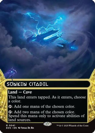 Sunken Citadel (0041) (Borderless)  (EOS-041) - [Edge of Eternities: Stellar Sights] - Trinity Hobby