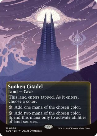 Sunken Citadel (0086) (Borderless)  (EOS-086) - [Edge of Eternities: Stellar Sights] - Trinity Hobby