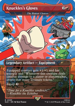 Knuckles's Gloves - The Reaver Cleaver  (SLD-2095) - [Secret Lair Drop Series] - Trinity Hobby