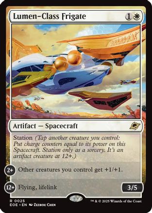 Lumen-Class Frigate  [Foil]  (EOE-025) - [Edge of Eternities] - Trinity Hobby