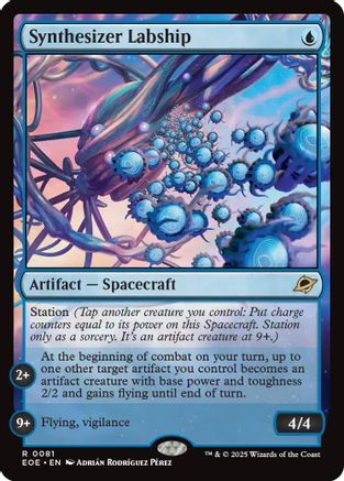 Synthesizer Labship  [Foil]  (EOE-081) - [Edge of Eternities] - Trinity Hobby
