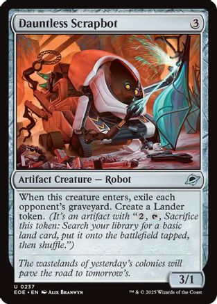 Dauntless Scrapbot  [Foil]  (EOE-237) - [Edge of Eternities] - Trinity Hobby