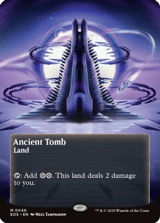 Ancient Tomb (0046) (Borderless)  [Foil]  (EOS-046) - [Edge of Eternities: Stellar Sights] - Trinity Hobby