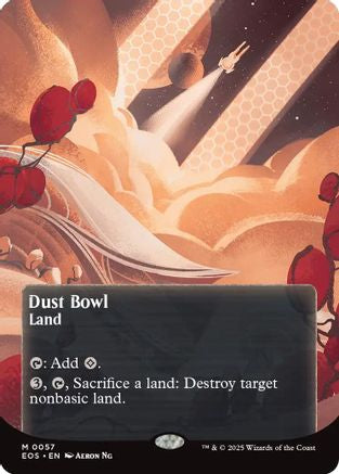 Dust Bowl (0057) (Borderless)  [Foil]  (EOS-057) - [Edge of Eternities: Stellar Sights] - Trinity Hobby