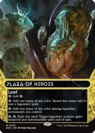 Plaza of Heroes (0033) (Borderless)  (EOS-033) - [Edge of Eternities: Stellar Sights] - Trinity Hobby