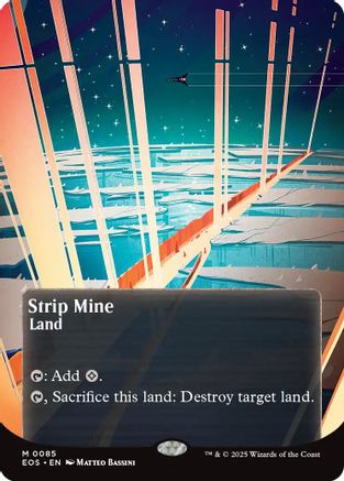 Stripe Mine (0085) (Borderless)  (EOS-085) - [Edge of Eternities: Stellar Sights] - Trinity Hobby