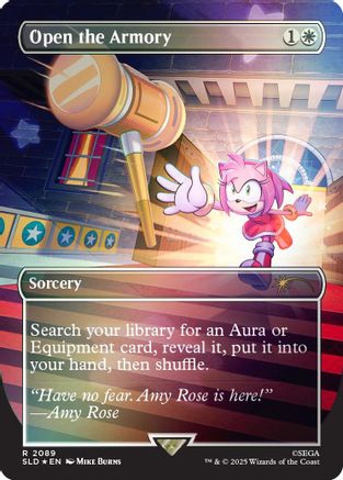 Open the Armory (2089) (Rainbow Foil)  [Foil]  (SLD-2089) - [Secret Lair Drop Series] - Trinity Hobby
