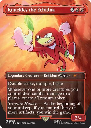 Knuckles the Echidna  (SLD-2082) - [Secret Lair Drop Series] - Trinity Hobby