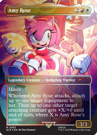 Amy Rose (Rainbow Foil)  [Foil]  (SLD-2083) - [Secret Lair Drop Series] - Trinity Hobby