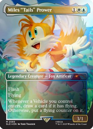 Miles "Tails" Prower (Rainbow Foil)  [Foil]  (SLD-2085) - [Secret Lair Drop Series] - Trinity Hobby