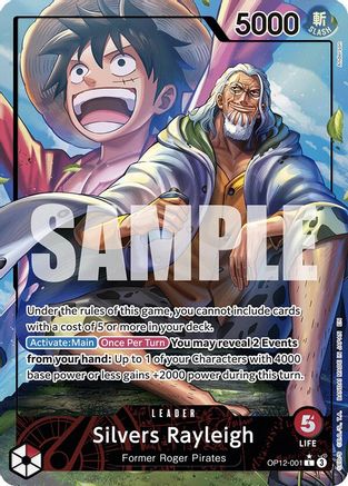 Silvers Rayleigh (Alternate Art) (OP12-001) - [Legacy of the Master] Foil - Trinity Hobby