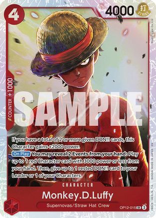 Monkey.D.Luffy (OP12-015) - [Legacy of the Master] Foil - Trinity Hobby
