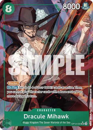Dracule Mihawk (Alternate Art) (OP12-030) - [Legacy of the Master] Foil - Trinity Hobby