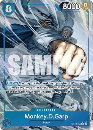 Monkey.D.Garp (Alternate Art) (OP12-056) - [Legacy of the Master] Foil - Trinity Hobby