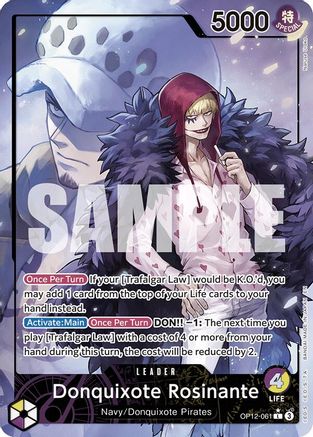 Donquixote Rosinante (061) (Alternate Art) (OP12-061) - [Legacy of the Master] Foil - Trinity Hobby