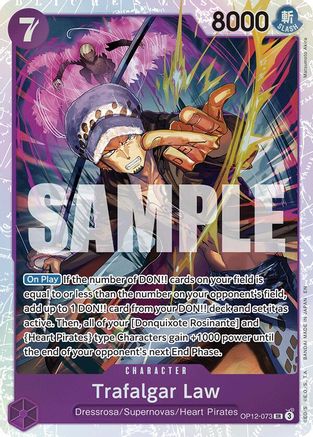 Trafalgar Law (073) (OP12-073) - [Legacy of the Master] Foil - Trinity Hobby