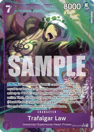 Trafalgar Law (073) (Alternate Art) (OP12-073) - [Legacy of the Master] Foil - Trinity Hobby