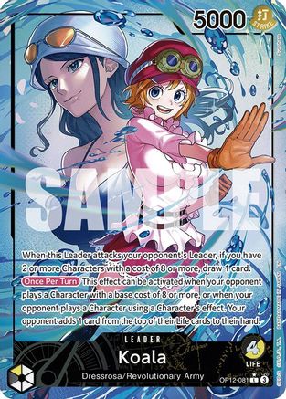 Koala (081) (Alternate Art) (OP12-081) - [Legacy of the Master] Foil - Trinity Hobby
