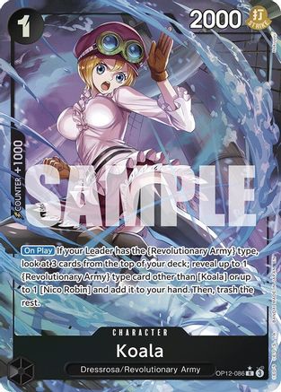 Koala (086) (Alternate Art) (OP12-086) - [Legacy of the Master] Foil - Trinity Hobby