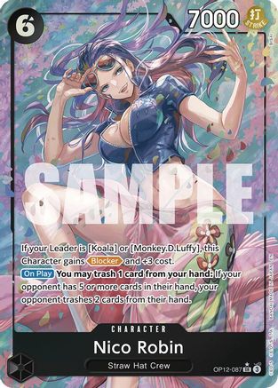Nico Robin (Alternate Art) (OP12-087) - [Legacy of the Master] Foil - Trinity Hobby