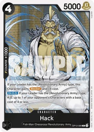 Hack (OP12-089) - [Legacy of the Master] Foil