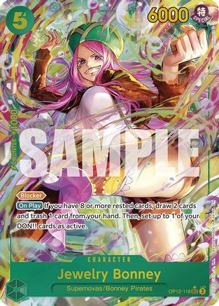Jewelry Bonney (118) (Alternate Art) (OP12-118) - [Legacy of the Master] Foil - Trinity Hobby