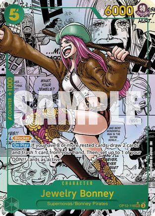Jewelry Bonney (118) (Manga) (OP12-118) - [Legacy of the Master] Foil - Trinity Hobby