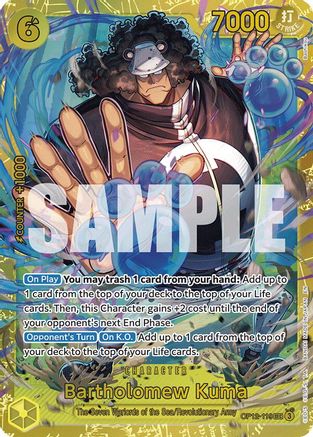 Bartholomew Kuma (OP12-119) - [Legacy of the Master] Foil - Trinity Hobby