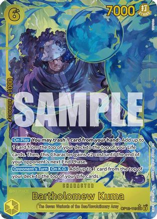 Bartholomew Kuma (Alternate Art) (OP12-119) - [Legacy of the Master] Foil - Trinity Hobby