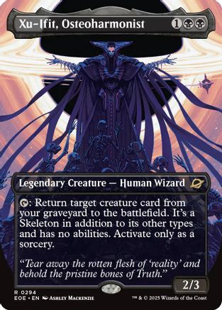 Xu-Ifit, Osteoharmonist (Borderless)  [Foil]  (EOE-294) - [Edge of Eternities] - Trinity Hobby