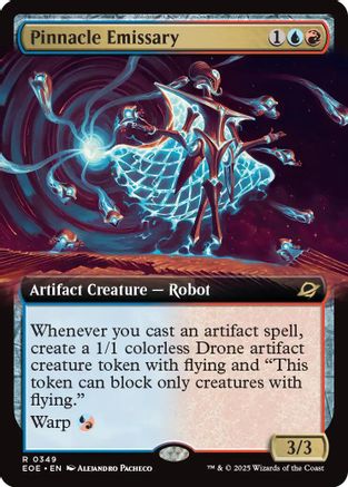 Pinnacle Emissary (Extended Art)  (EOE-349) - [Edge of Eternities] - Trinity Hobby