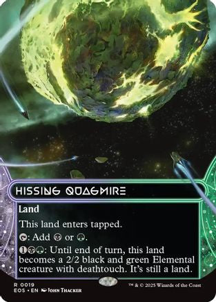 Hissing Quagmire (0019) (Borderless)  (EOE-019) - [Edge of Eternities] - Trinity Hobby