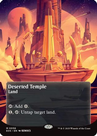 Deserted Temple (0056) (Borderless)  (EOE-056) - [Edge of Eternities] - Trinity Hobby